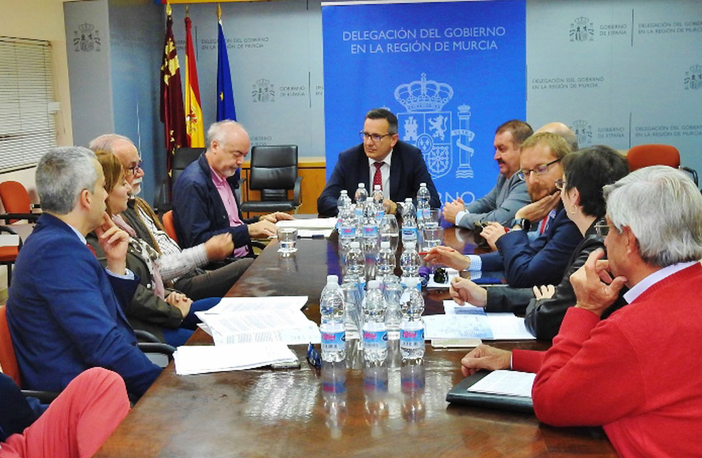 El Delegado del Gobierno, Diego Conesa, muestra su apoyo a la Plataforma de Afectados de la Línea de Alta Tensión de Totana y Aledo “No a la Línea”